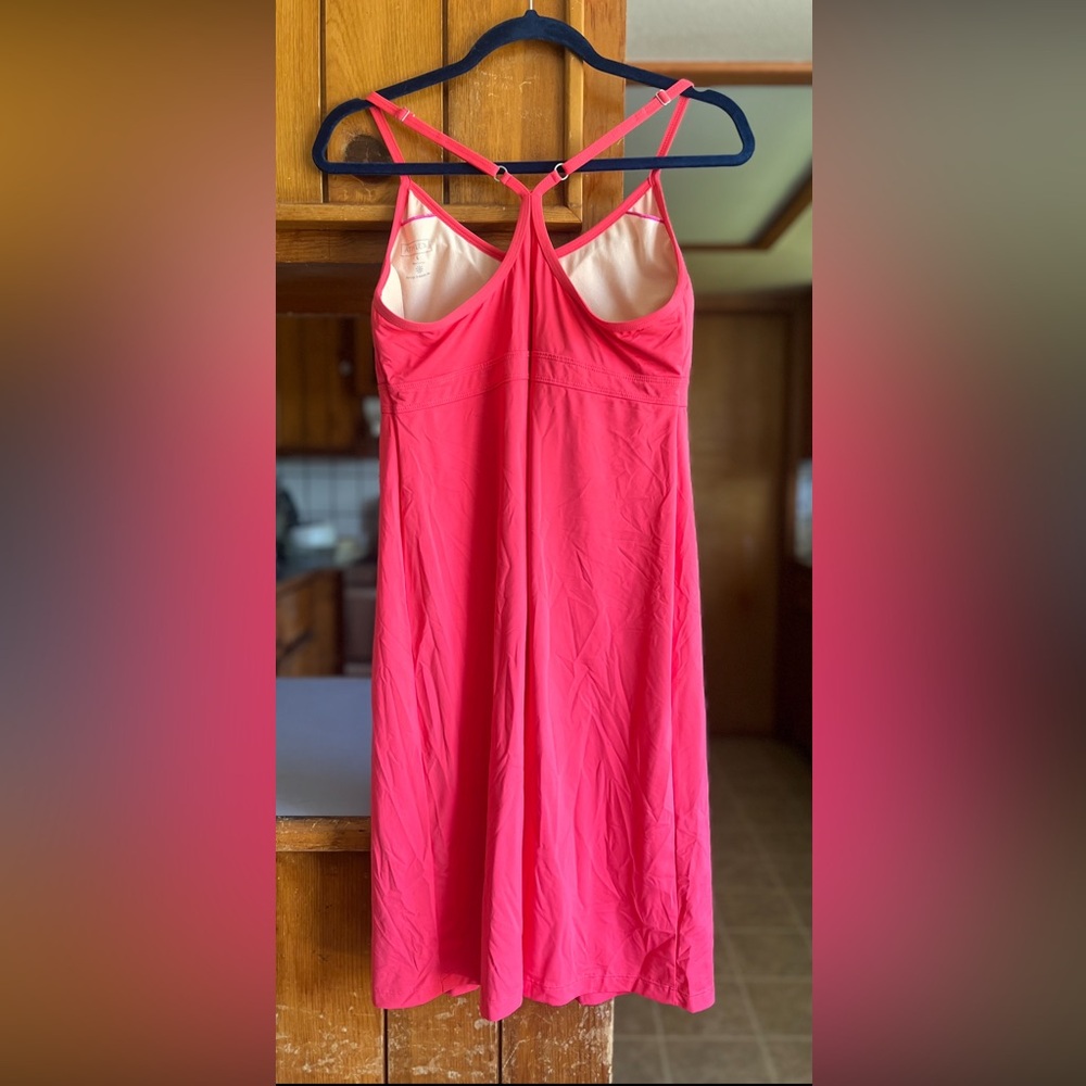 Athleta Vibrant Pink Midi Dress - Picture 2 of 7